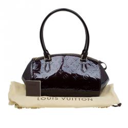 Pre Owned Louis Vuitton Amarante Monogram Vernis Sherwood PM Bag