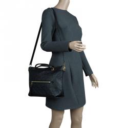 Louis Vuitton Black Monogram Empreinte Leather Bastille PM Bag Louis Vuitton