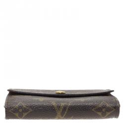 Pre Owned محفظة لوي فيتون ثلاثية الطيات كانفاس مونوغرامي