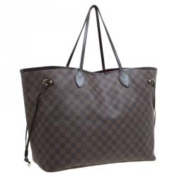 Louis Vuitton Damier Ebene Canvas Neverfull GM Bag