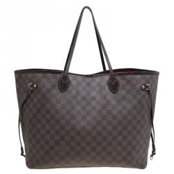 Louis Vuitton Damier Ebene Canvas Neverfull GM Bag