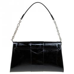 مملوكة مسبقًا حقيبة لوي فيتون لينا جلد أيبي إليكتريك سوداء