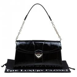 مملوكة مسبقًا حقيبة لوي فيتون لينا جلد أيبي إليكتريك سوداء