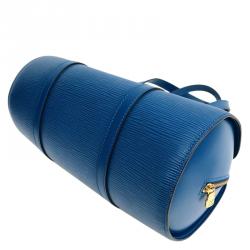 مملوكة مسبقًا حقيبة كتف لوي فيتون توليدو سوفلوت جلد إيبي أزرق