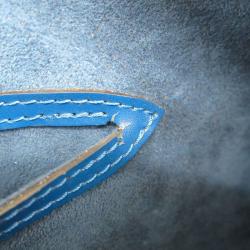 مملوكة مسبقًا حقيبة كتف لوي فيتون توليدو سوفلوت جلد إيبي أزرق