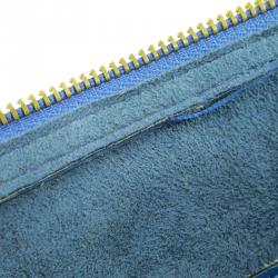 مملوكة مسبقًا حقيبة كتف لوي فيتون توليدو سوفلوت جلد إيبي أزرق