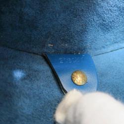 مملوكة مسبقًا حقيبة كتف لوي فيتون توليدو سوفلوت جلد إيبي أزرق