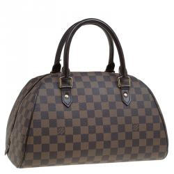 Pre Owned Louis Vuitton Damier Ebene Canvas Ribera MM Bag
