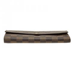 Louis Vuitton Damier Ebene Canvas Sarah Wallet