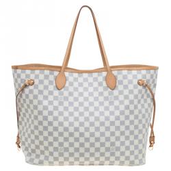 Louis Vuitton Damier Azur Canvas Neverfull GM Bag