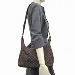 Louis Vuitton Ebene Monogram Mini Lin Boulogne Bag
