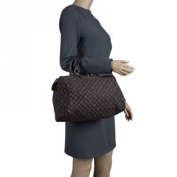 Pre Owned Louis Vuitton Fusain Monogram Idylle Speedy 30 Bag