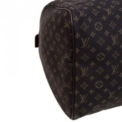 Pre Owned Louis Vuitton Fusain Monogram Idylle Speedy 30 Bag
