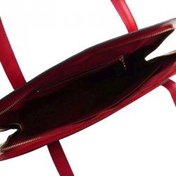 Pre Owned Louis Vuitton Red Epi Leather Lussac Bag