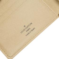 مملوكة مسبقًا محفظة لوي فيتون طية مزدوجة ماركو كانفاس آزور دامييه