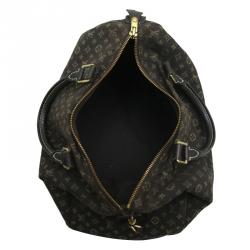 Louis Vuitton Ebene Monogram Mini Lin Speedy 30