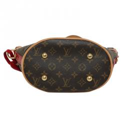 Pre Owned Louis Vuitton Monogram Canvas Limited Edition Rubis Salina PM Bag