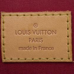 Pre Owned Louis Vuitton Red Monogram Vernis Alma GM Bag