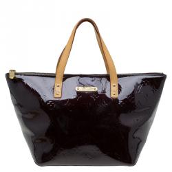 LOUIS VUITTON Vernis Bellevue PM Amarante 88205