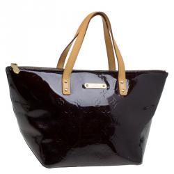 مملوكة مسبقًا Louis Vuitton Amarante Monogram Vernis Bellevue PM Bag