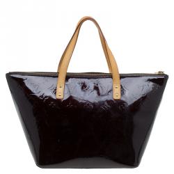 مملوكة مسبقًا Louis Vuitton Amarante Monogram Vernis Bellevue PM Bag