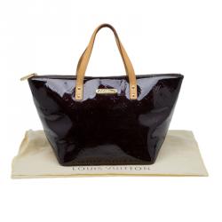 مملوكة مسبقًا Louis Vuitton Amarante Monogram Vernis Bellevue PM Bag