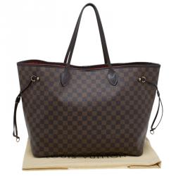 Louis Vuitton Damier Ebene Canvas Neverfull GM Bag
