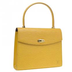 Pre Owned حقيبة يد لوي فيتون إيبي ماليشيربيس جلد أصفر