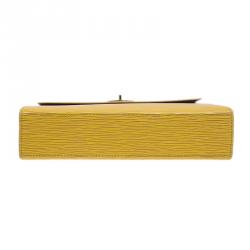 Pre Owned حقيبة يد لوي فيتون إيبي ماليشيربيس جلد أصفر