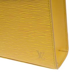 Pre Owned حقيبة يد لوي فيتون إيبي ماليشيربيس جلد أصفر