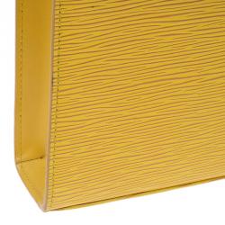 Pre Owned حقيبة يد لوي فيتون إيبي ماليشيربيس جلد أصفر