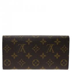 Louis Vuitton Green Monogram Canvas Emilie Continental Flap Wallet