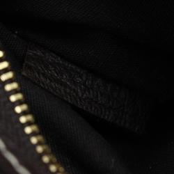 Pre Owned Louis Vuitton Ebene Monogram Mini Lin Pochette Accessoires