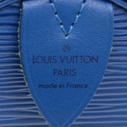 Pre Owned Louis Vuitton Toledo Blue Epi Leather Speedy 25 Bag