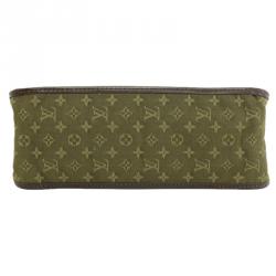Pre Owned Louis Vuitton Green Monogram Mini Sac Kathleen Bag