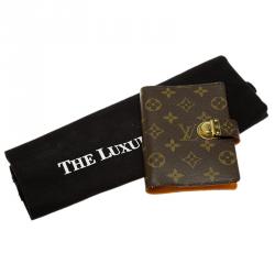 Pre Owned Louis Vuitton Monogram Canvas Small Ring Orange Koala Agenda