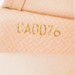 مملوكة مسبقًا مفكرة لوي فيتون كوالا وردية حلقة صغيرة كانفاس مونوغرامي