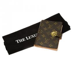 مملوكة مسبقًا مفكرة لوي فيتون كوالا وردية حلقة صغيرة كانفاس مونوغرامي