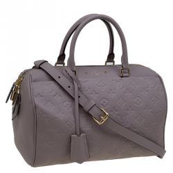 Pre Owned Louis Vuitton Dune Monogram Empreinte Speedy 30 Bandoulière Bag