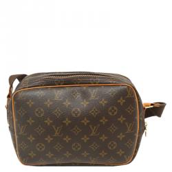 Pre Owned Louis Vuitton Monogram Canvas Reporter PM Bag
