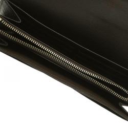 Pre Owned Louis Vuitton Damier Ebene Canvas Sarah Wallet