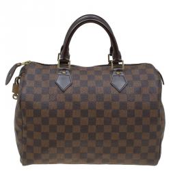 Pre Owned Louis Vuitton Damier Ebene Canvas Speedy 30