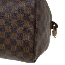 Pre Owned Louis Vuitton Damier Ebene Canvas Speedy 30