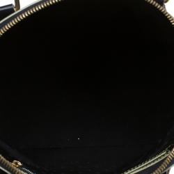 Pre Owned Louis Vuitton Black Suhali Leather Lockit PM Bag