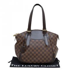 Pre Owned Louis Vuitton Damier Ebene Canvas Verona MM Bag