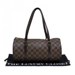 Pre Owned حقيبة لوي فيتون بابيلون كانفاس دامييه أيبين 30