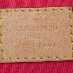 Pre Owned Louis Vuitton Rouge Grenadin Monogram Vernis Alma BB Bag