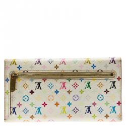 Louis Vuitton White Multicolor Monogram Canvas Eugenie Wallet