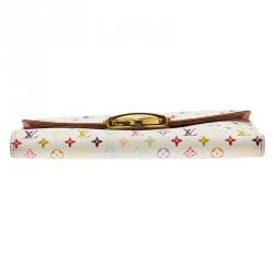 Louis Vuitton White Multicolor Monogram Canvas Eugenie Wallet
