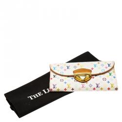 Louis Vuitton White Multicolor Monogram Canvas Eugenie Wallet